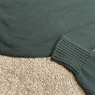 John Galt Men's Oversized Crewneck Knitted Sweater Green 100% Cotton Large — photo 7