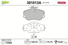 Valeo Bremsbelagsatz, Scheibenbremse 301013A für MERCEDES-BENZ Valeo Bremsbelagsatz, Scheibenbremse 301013A für MERCEDES-BENZ