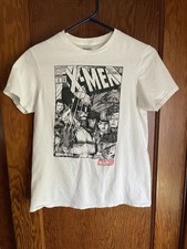 Marvel X-Men Men  s T-shirt SMALL White Cotton Wolverine Claw Comics S T