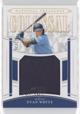 2020 Panini National Treasures Colossal Materials Holo Gold 12/25 Evan White x5u