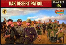 Strelets Models 1/72 DAK AFRICA CORPS DESERT PATROL Figure Set
