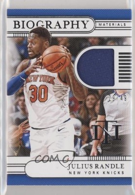 2019-20 Panini National Treasures Biography Materials 29/49 Julius Randle y8a