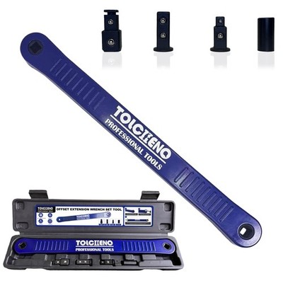 TOLCHENO Offset Extension Wrench Set, Pro Zero Blue
