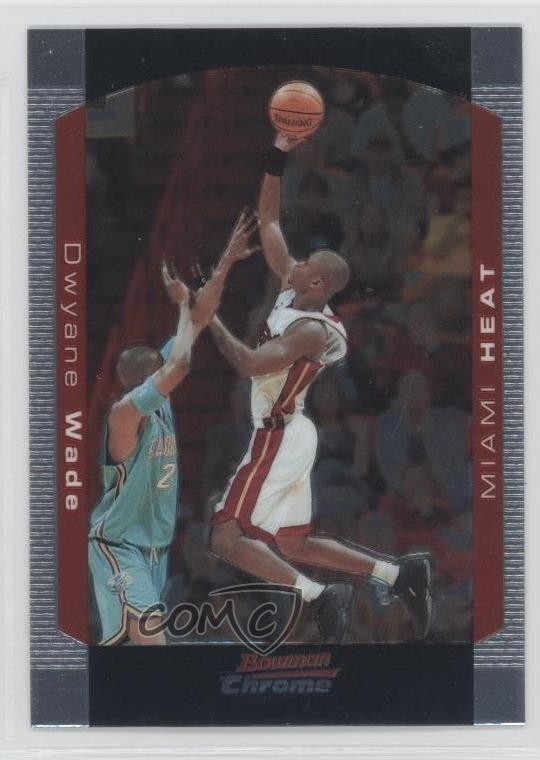 2004-05 Bowman Draft Chrome Dwyane Wade #68 HOF 1m0