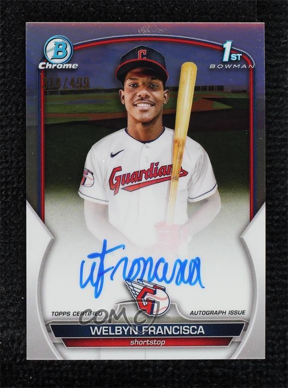 2023 Bowman Chrome Prospect Refractor /499 Welbyn Francisca #CPA-WF Auto 1k9t