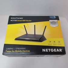 Netgear Nighthawk Smart WiFi Router Model R6700 - 100NAS  AC1750 NEW OPEN BOX