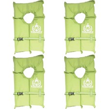Liquid Force Boaters Safety CGA Life Vest - 4-Pack High Vis. Green, One Size