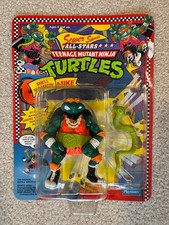 TMNT Shell Slammin' Mike 1991 Ninja Turtles Unpunched MOC MOSC 5146 Playmates