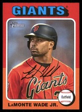 LaMonte Wade Jr. 2024 Topps Heritage #454 Giants MLB READ FREE SHIP AutographDen