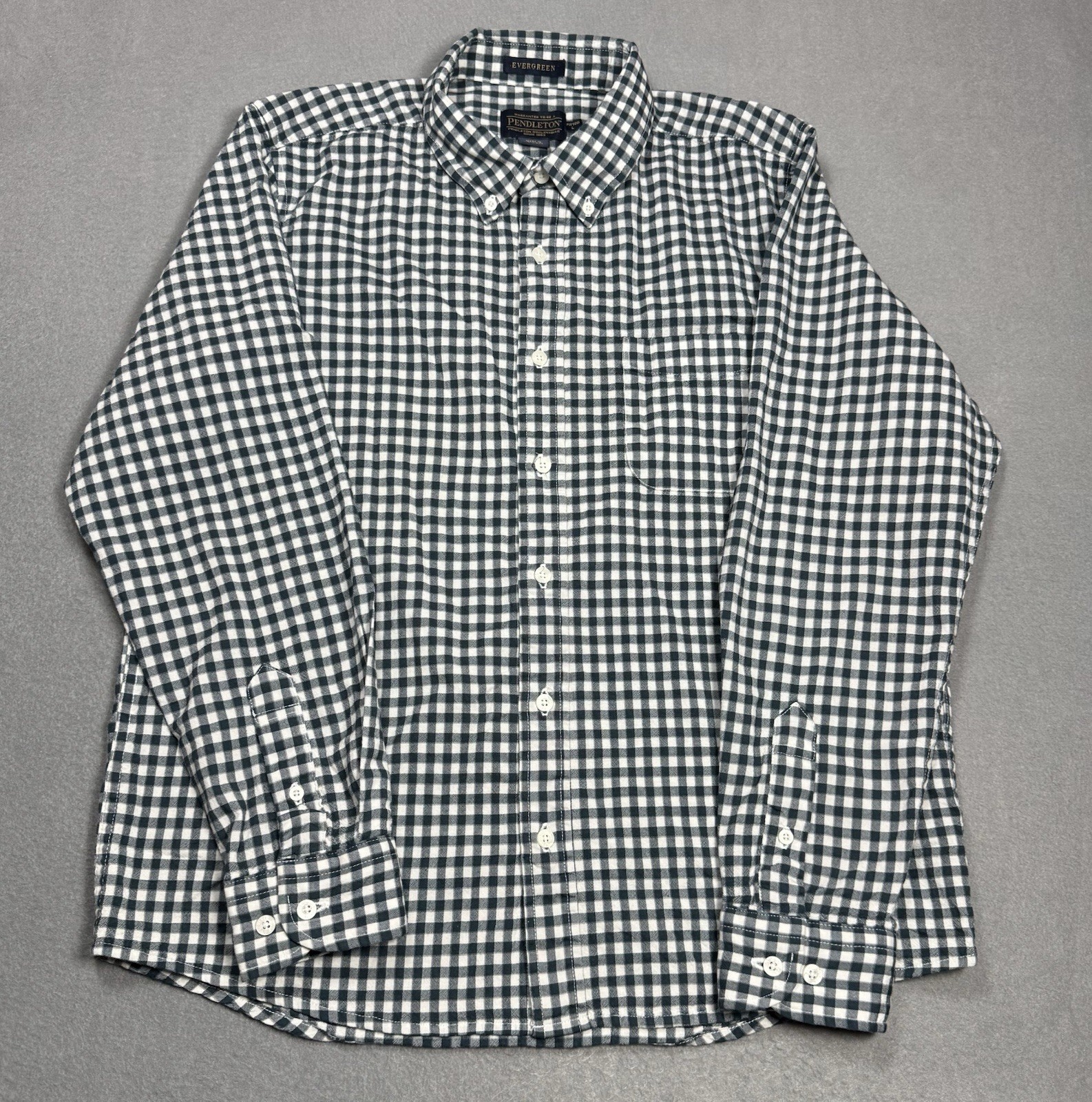 Pendleton Evergreen Gingham Button Down Shirt Men… - image 2