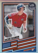 2026 Stars & Stripes USA Silver Prizm Jacob Seamon #199  PWE