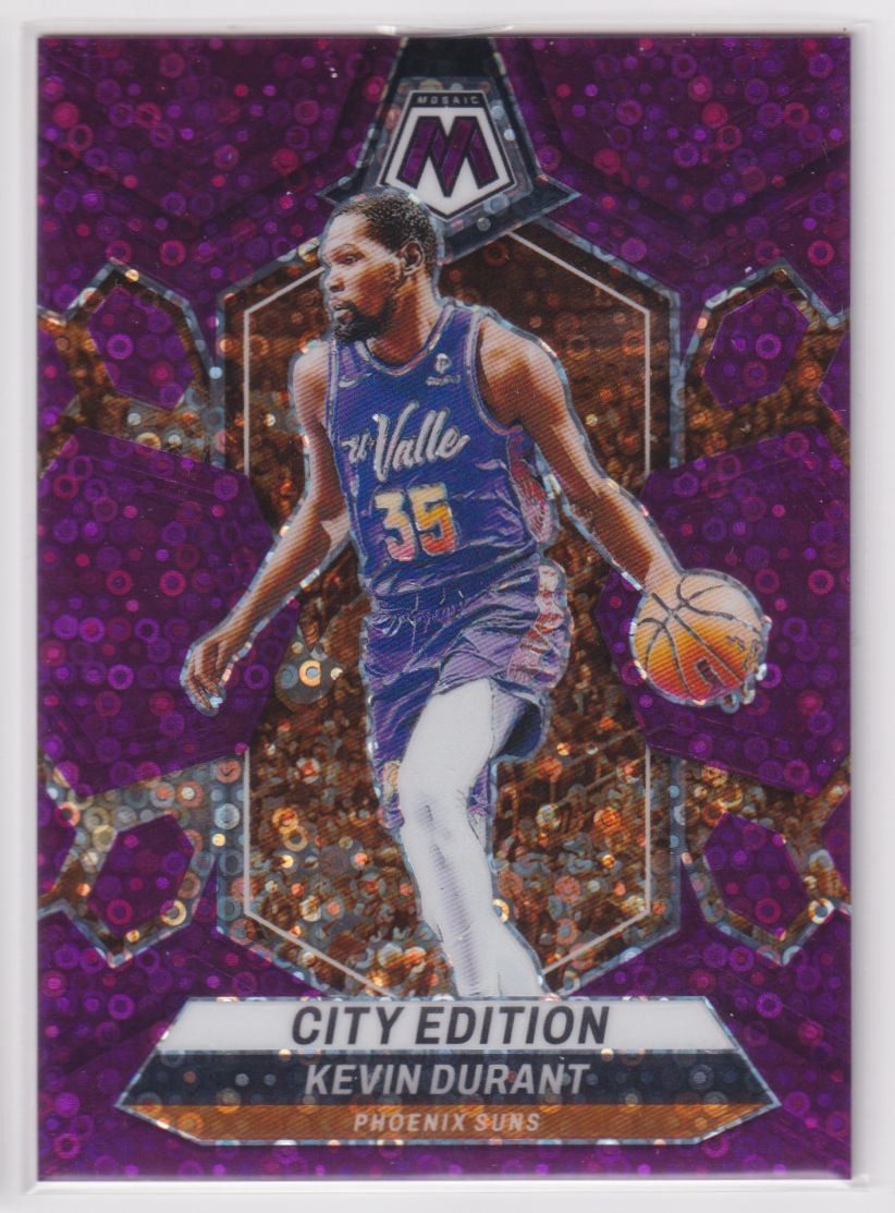 2023-24 Panini Mosaic Fast Break Purple Kevin Durant 41/50 Phoenix Suns #286