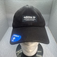 Adidas Originals Trefoil Black Adjustable Dad Hat Baseball Cap