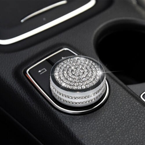 Rhinestone Multimedia Controller Knob Accessories For Mercedes Benz Cover Trim