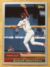 2000 Topps - Edgar Renteria #352 St. Louis Cardinals NM