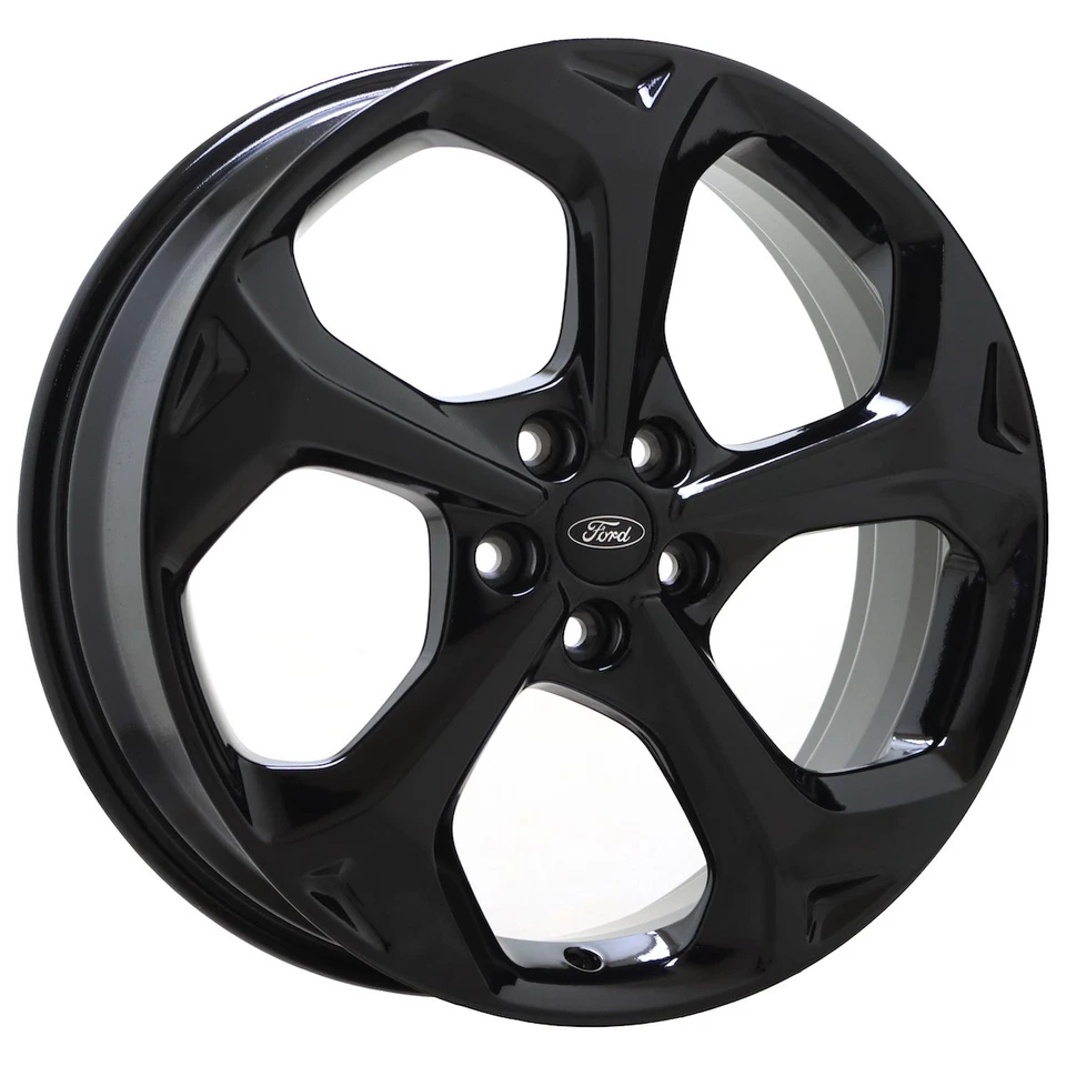 Llantas negras Ford Escape/Lincoln MKC 19" juego de fábrica OEM 10467 INTERCAMBIO Foto 3 de 4