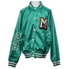 H&M, Collegejacke, Unisex (Kinder), Größe: 146, Grün/Weiß, Polyester, Print #kzp