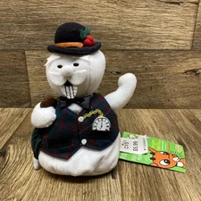 Vintage Sam the Snowman 8" Plush Ornament Rudolph Series Stuffins Beanbag Toy