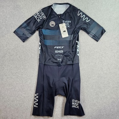 WYN Republic Triathlon Suit Mens Sz M EMJ Velocity+ Aero Race Fit Felt ENVE ROKA