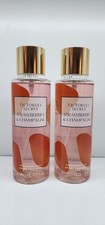 2X Victoria's Secret VS Strawberries  Champagne Fragrance Body Mist 8.4 oz