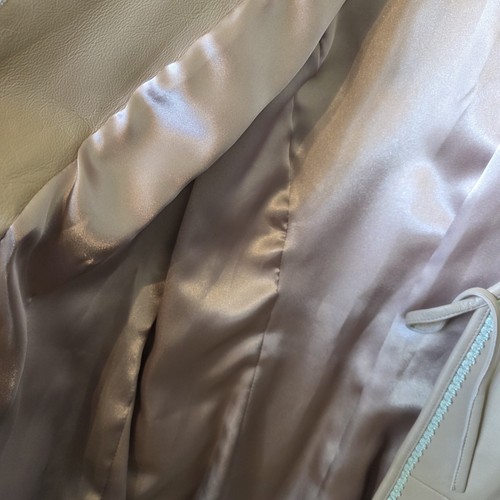 Giacca Terry Lewis classica lusso donna taglia small blush aperto davanti blazer - Foto 10 di 11