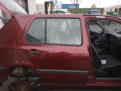 VW Golf III original Tür hinten rechts Fond Beifahrerseite C3T Indianrot Bj 1994