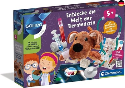 Clementoni Galileo Lab ? Entdecke die Welt der Tiermedizin, spannendes Spielset