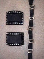 Lot Anciens Accessoires De Mode En Strass Vintage - Milieu