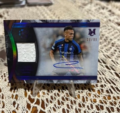 Topps Museum 22-23 2023 Lautaro Martinez Match Worn Patch Auto /99 Inter C2255