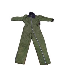 Vtg SEARS Work Quilted Insulated Winter Snowsuit Coveralls Jumpsuit 42-44 Tall