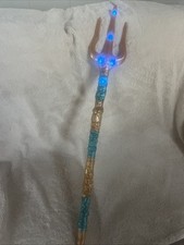 Disney Live Action The Little Mermaid King Triton's Light Up 3 ft Trident 2023