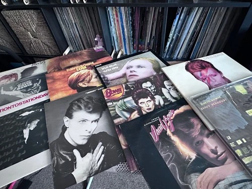 Classic and rare David Bowie Vinyl LPs; Celebrate and Commemorate birthday/death
