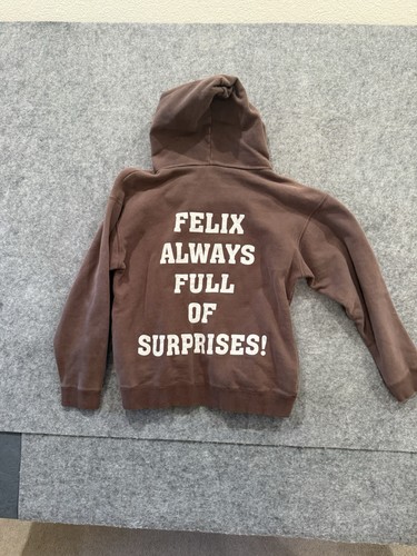 Vintage Felix The Cat Brown Hoodie Size XS - Picture 2 of 4