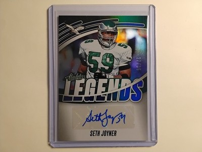 2025 Panini Absolute Legends - Seth Joyner #ALS-SJR (Auto) Blue  /35  Eagles