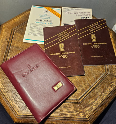 1988 Oldsmobile - Cutlass Ciera- Original Factory Owner's Manual