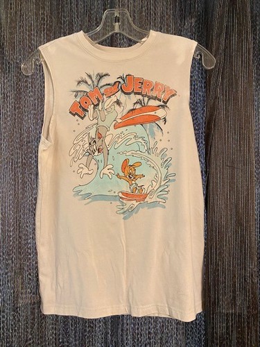 Tom and Jerry Youth Gr. XL (14/16) Tank Top Shirt - fleckig