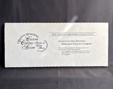 Creative Memories Custom Cutting System 12-Inch Cutting Patterns Three Edges NOB