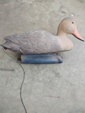 Vintage Flambeau Duck Decoy Plastic Made in USA Brown Duck