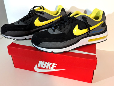 Size 13 - Nike Air Max Wright Black/ Sonic Yellow/ Dark Grey/ Prize Blue Size 13