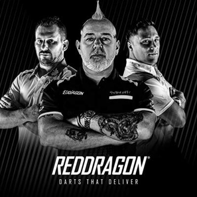 RED DRAGON Hardcore Dark Wings Pacchetto di Selezione Voli Dardo Standard di Spessore Extra - 4 Set per Confezione (12 Dart Voli Dart in Totale