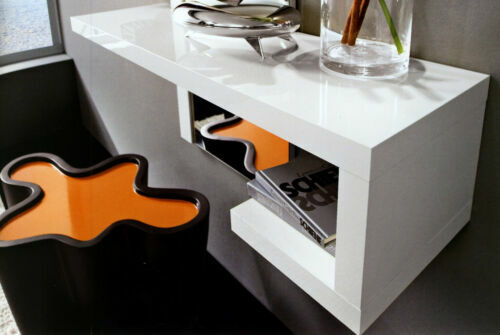 Scrivania Bianco Girevole Con Ripiani Libreria Salvaspazio Ufficio Studio | Leroy Merlin - Foto 3