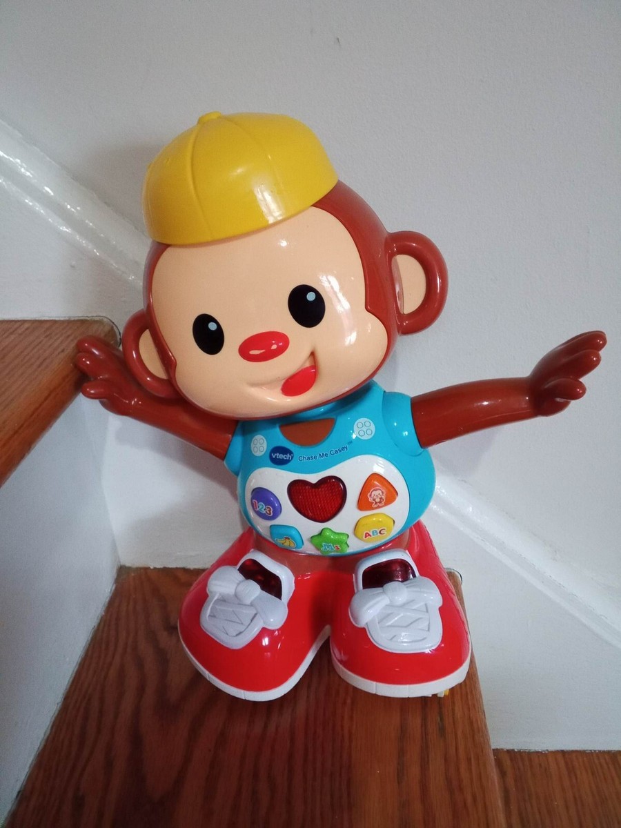 🎆 VTech Chase Me Casey Monkey Toy 9-36 months 70+ Songs Teaches