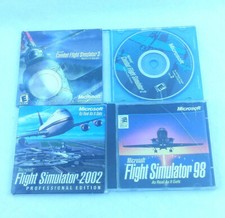 Microsoft Flight Simulator PC Game Lot 98 2002 Combat 2 3 WWII Pacific Europe