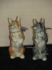 +# A004430_23 Goebel Archiv Muster Menage Pfeffer Salz Streuer Hund Dog Plombe