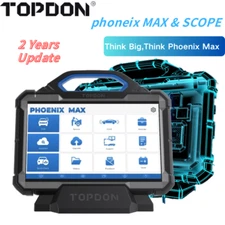 TOPDON Phoenix Max+Scope :OE-Level Scan Tool,Docking Station & 4 Ch Oscilloscope