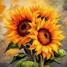 5D Diamond Painting Kits 35X35cm Sunflowers - SQUARE