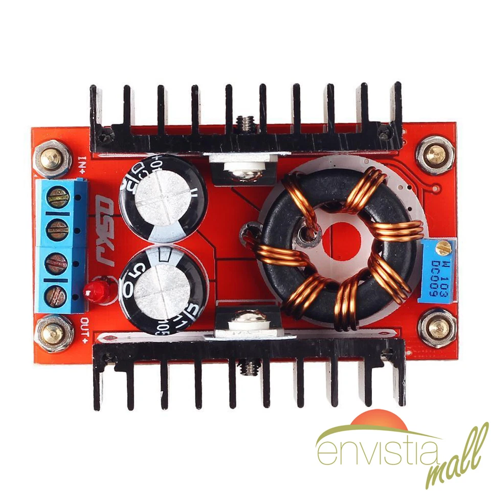 150W DC-DC Boost Converter 10-32V In to 12-35V Out 6A Step Up Voltage Charger US - Image 3 of 4