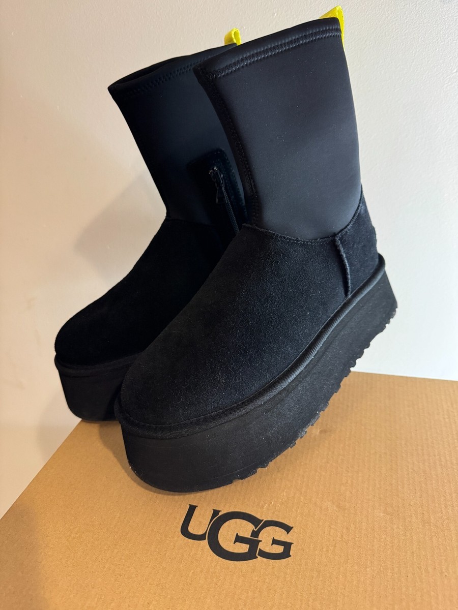 UGG ブラック 厚底 クラシック ディッパー Classic Dipper UGG® 公式【 クラシック ディッパー|Classic Dipper| 1144031