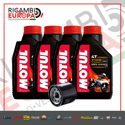 Promocion Aceite Motul 7100 10W40 O 10W50 Filtro Hiflofiltro ENVIO URGENTE