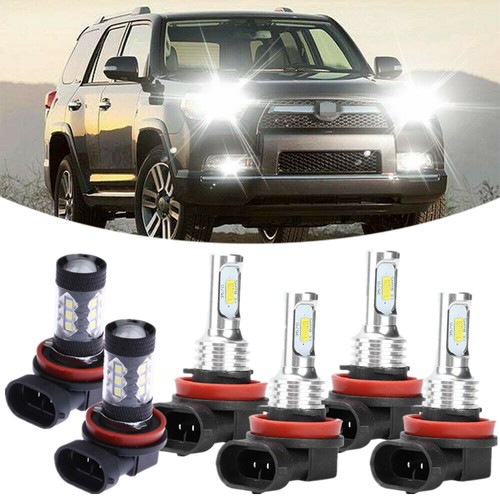 For Nissan Kicks 2017 2019 2020 6Pcs 6000K Combo LED Headlight Fog 